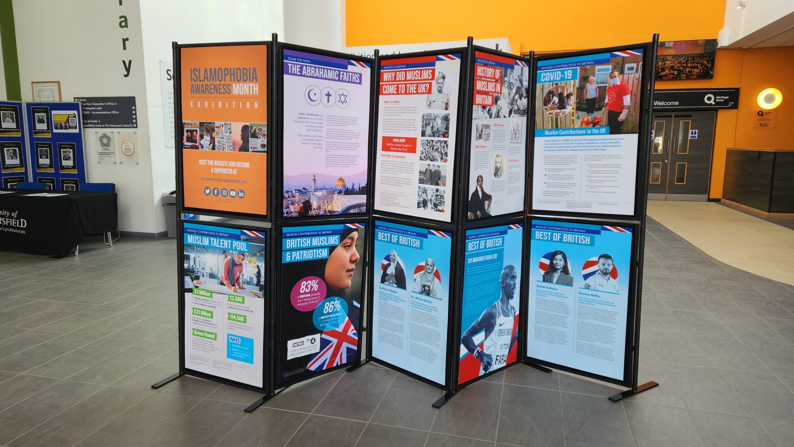 IAM Exhibition at the University of Huddersfield